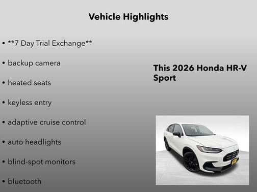 2026 Honda HR-V AWD Sport