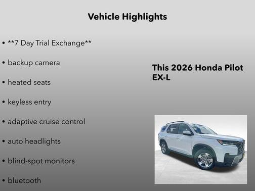 2026 Honda Pilot EX-L