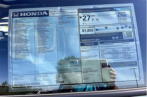 2026 Honda HR-V EX-L