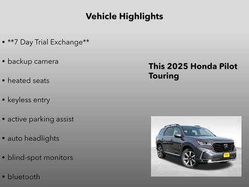 2025 Honda Pilot Touring 8-Passenger