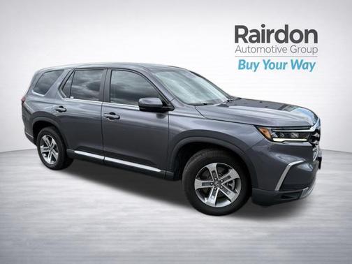 Modern Steel Metallic 2023 Honda Pilot AWD EX-L 8 Passenger