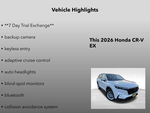 2026 Honda CR-V EX AWD