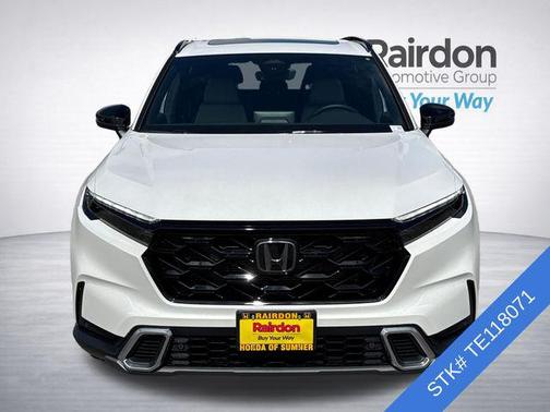 Platinum White Pearl 2026 Honda CR-V Hybrid Sport Touring AWD