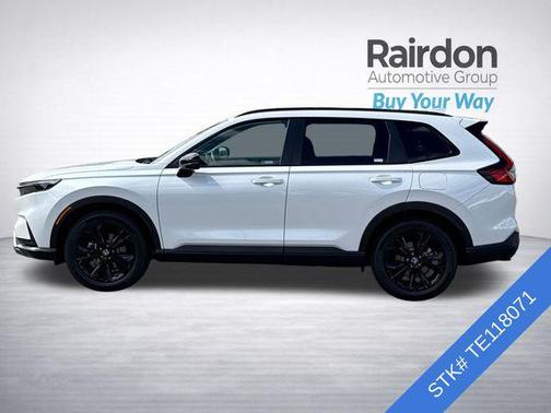 Platinum White Pearl 2026 Honda CR-V Hybrid Sport Touring AWD