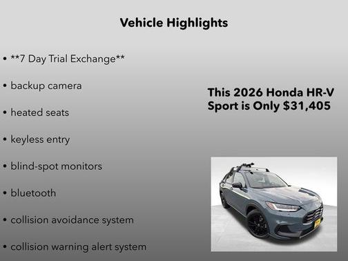 2026 Honda HR-V AWD Sport