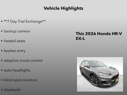 2026 Honda HR-V EX-L