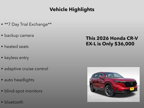 2026 Honda CR-V EX-L AWD