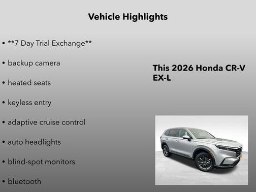 2026 Honda CR-V EX-L AWD