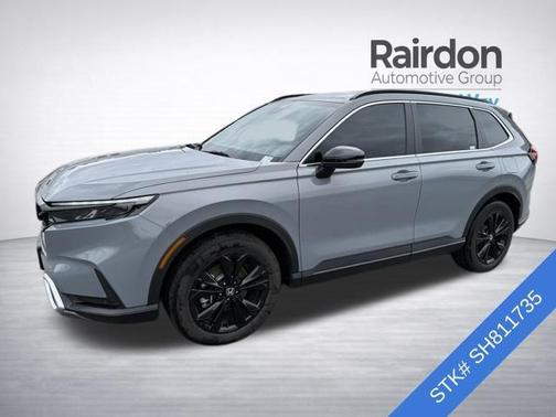Urban Gray Pearl 2025 Honda CR-V Hybrid Sport Touring AWD
