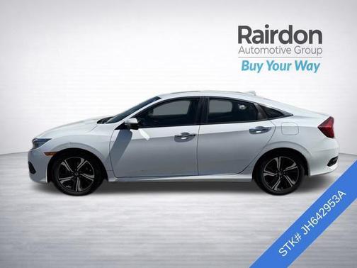 White Orchid Pearl 2018 Honda Civic Touring