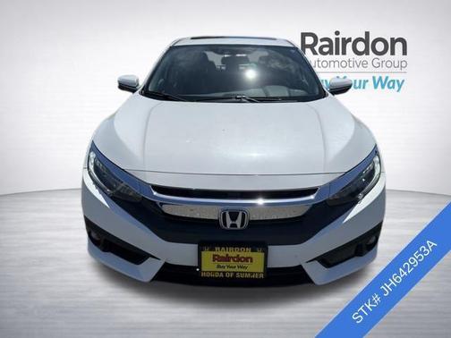 White Orchid Pearl 2018 Honda Civic Touring