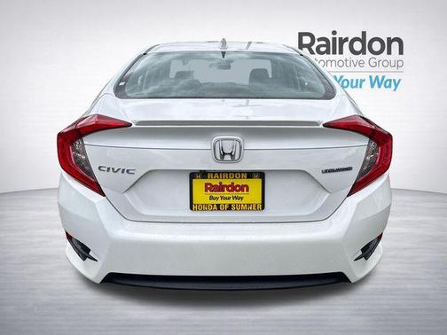 White Orchid Pearl 2018 Honda Civic Touring