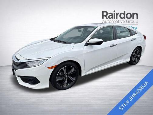 White Orchid Pearl 2018 Honda Civic Touring