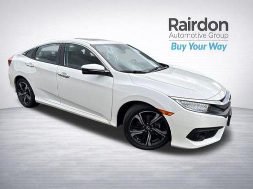White Orchid Pearl 2018 Honda Civic Touring