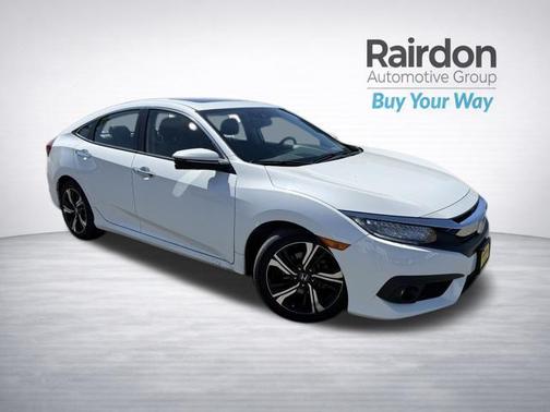 White Orchid Pearl 2018 Honda Civic Touring