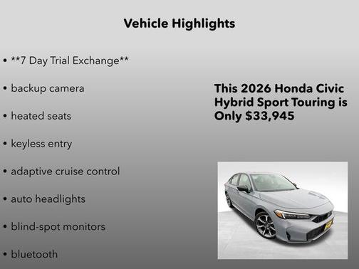 2026 Honda Civic Hybrid Sport Touring
