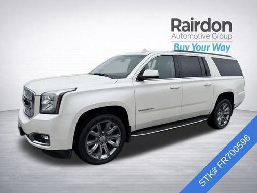 White Diamond Tricoat 2015 GMC Yukon XL 1500 SLT