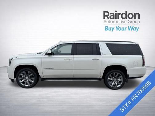 White Diamond Tricoat 2015 GMC Yukon XL 1500 SLT