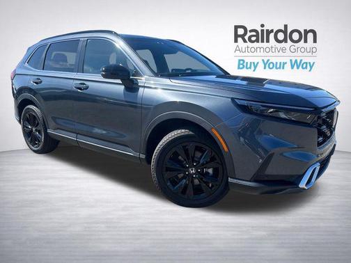 Meteorite Gray Metallic 2025 Honda CR-V Hybrid Sport Touring AWD