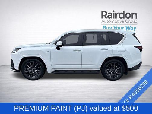 Ultra White 2024 Lexus LX 600 F SPORT