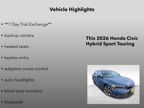 2026 Honda Civic Hybrid Sport Touring