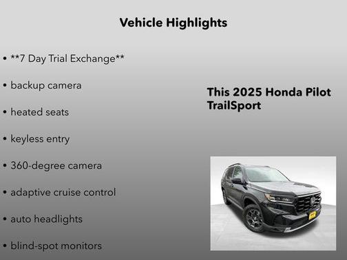 2025 Honda Pilot TrailSport