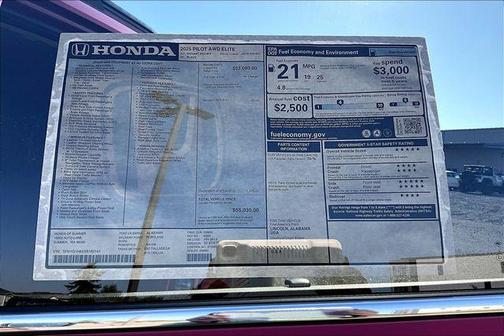 2025 Honda Pilot Elite
