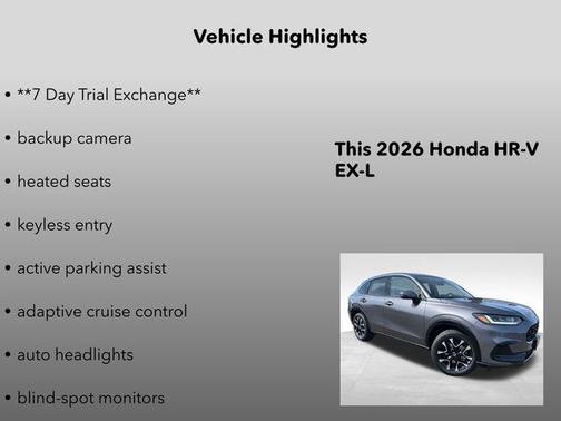 2026 Honda HR-V EX-L