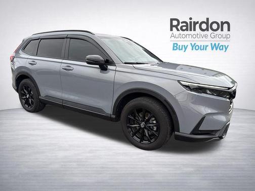 Urban Gray Pearl 2025 Honda CR-V Hybrid Sport AWD