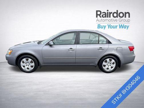 Silver Blue 2008 Hyundai SONATA GLS