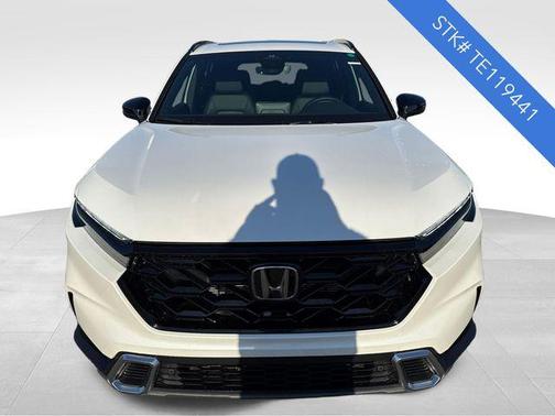 Platinum White Pearl 2026 Honda CR-V Hybrid Sport Touring AWD