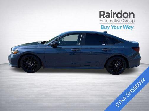 Blue Lagoon Pearl 2025 Honda Civic Sport