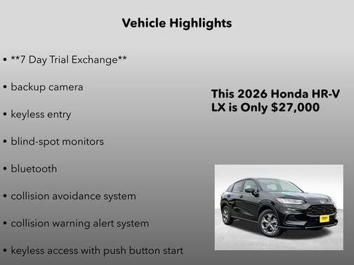 2026 Honda HR-V LX