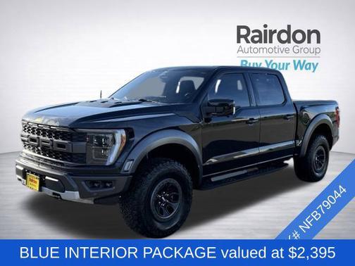 Agate Black Metallic 2022 Ford F-150 Raptor