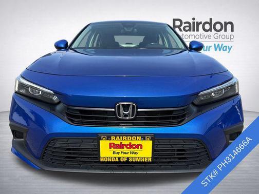 Aegean Blue Metallic 2023 Honda Civic EX