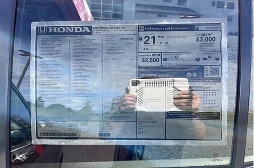 2025 Honda Ridgeline RTL