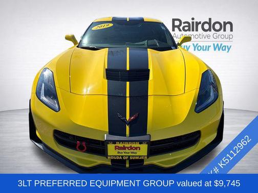 Corvette Racing Yellow Tintcoat 2019 Chevrolet Corvette Stingray