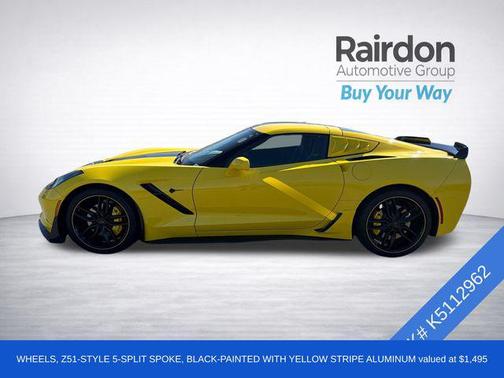 Corvette Racing Yellow Tintcoat 2019 Chevrolet Corvette Stingray