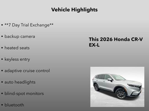 2026 Honda CR-V EX-L AWD