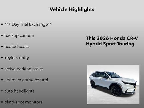 2026 Honda CR-V Hybrid Sport Touring AWD