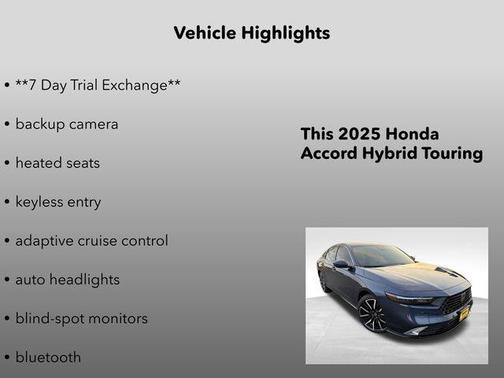 2025 Honda Accord Hybrid Touring