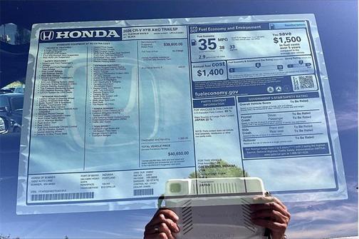2026 Honda CR-V Hybrid Sport