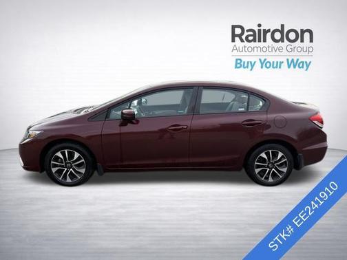 Crimson Pearl 2014 Honda Civic EX