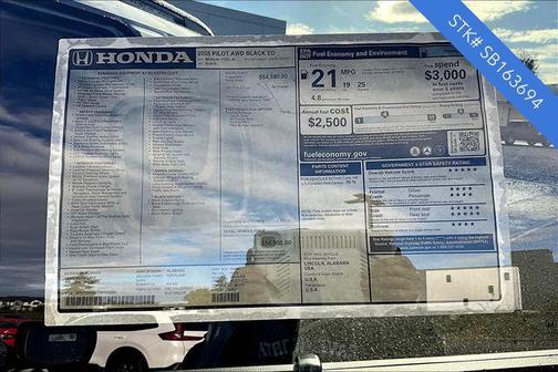 2025 Honda Pilot Black Edition