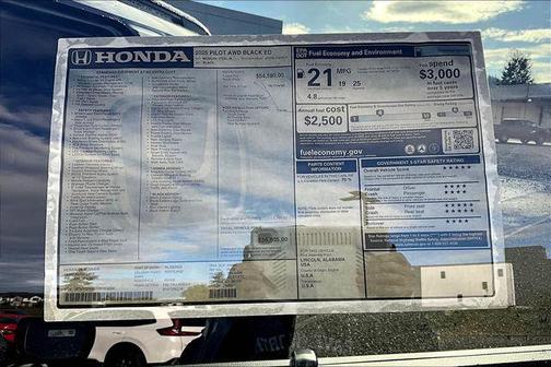 2025 Honda Pilot Black Edition