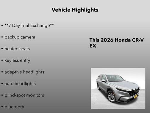 2026 Honda CR-V EX AWD