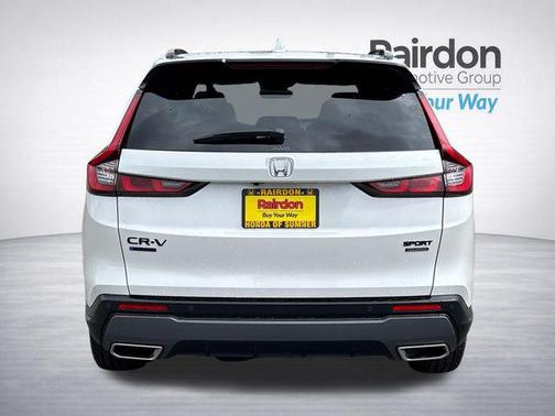 Platinum White Pearl 2026 Honda CR-V Hybrid Sport Touring AWD
