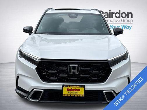 Platinum White Pearl 2026 Honda CR-V Hybrid Sport Touring AWD