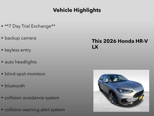2026 Honda HR-V LX
