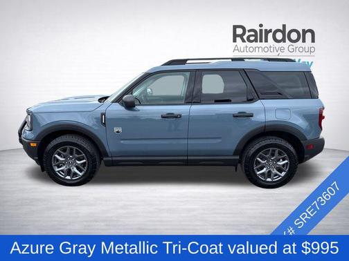 Azure Gray Metallic Tri-Coat 2025 Ford Bronco Sport Big Bend